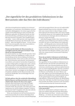 Vorschauseite 5: Lass die Geheimnisse produktiv werden!