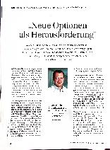 Vorschauseite 1: "Neue Optionen als Herausforderung"
