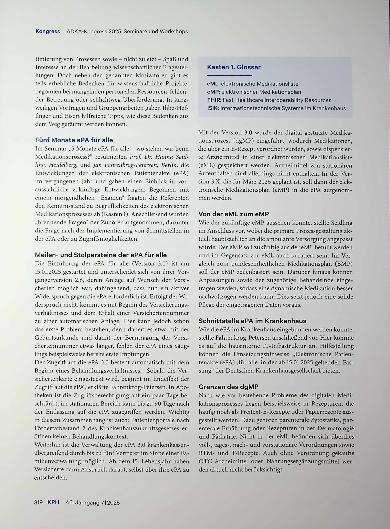 Vorschauseite 3: Innovative Projekte, „Trio Informationale“ und ePA Seminare und Workshops beim 50. Wissenschaftlichen Kongress der ADKA