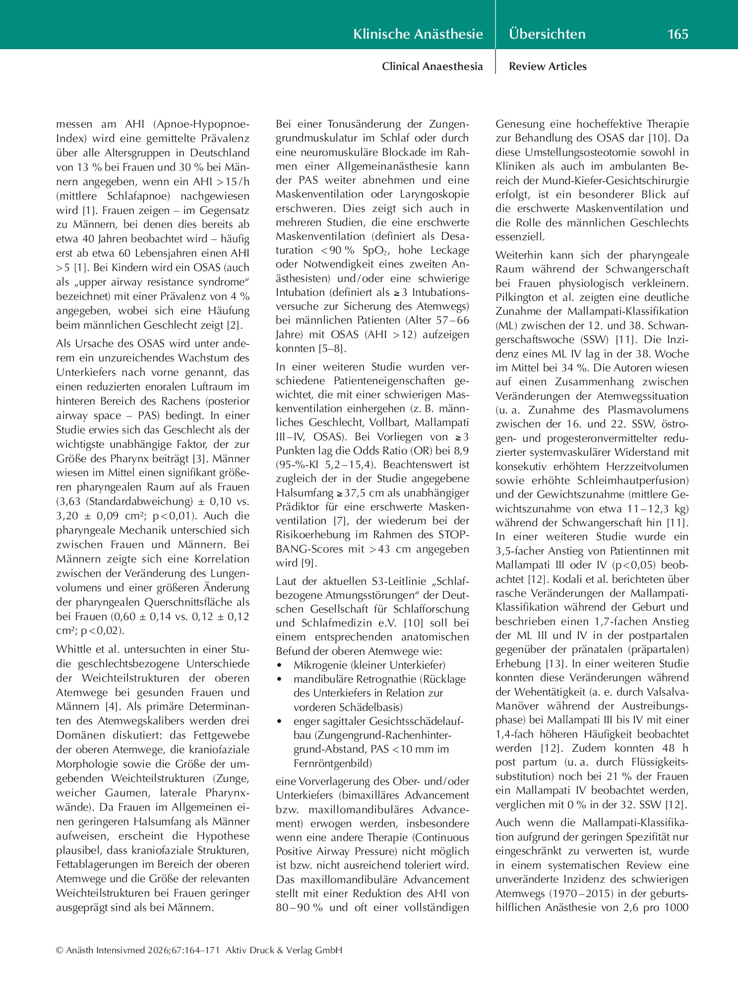 Vorschauseite 2: Ein tiefer Atemzug in der Genderfrage: Warum das Geschlecht im Atemwegsmanagement mehr bedeutet als nur anatomische Unterschiede