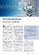 Vorschauseite 1: K.I. im Krankenhaus: Eine Revolution wird es nicht geben