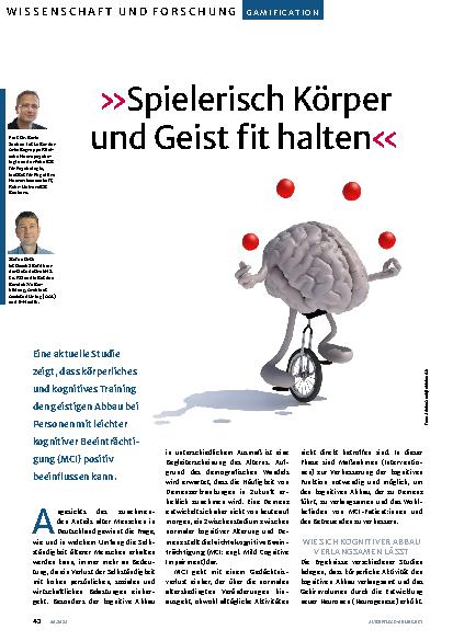 Vorschauseite 1: »Spielerisch Körper und Geist fit halten«