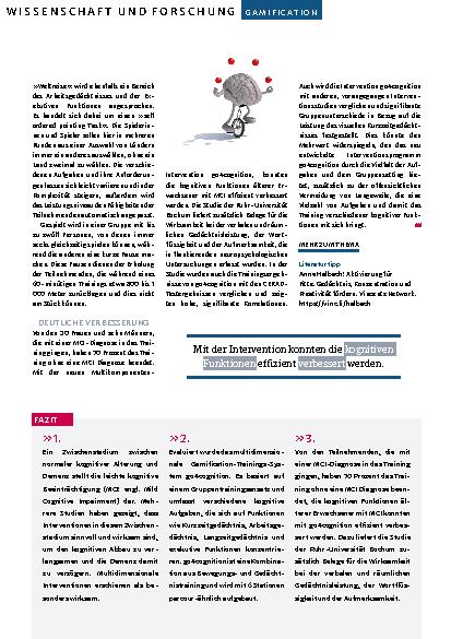 Vorschauseite 3: »Spielerisch Körper und Geist fit halten«