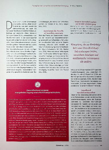 Vorschauseite 2: Zugangsbarrieren zur sexuellen und reproduktiven Versorgung