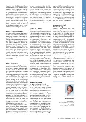 Vorschauseite 2: Techniker in die Klinikleitungen! Kosten und Prozesse optimieren mit technischer Expertise