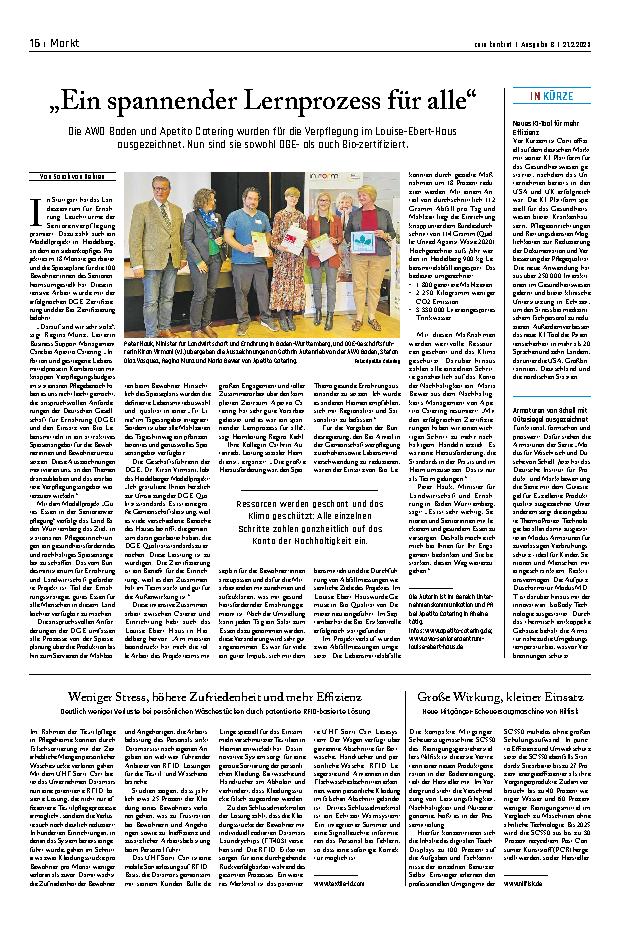 Vorschauseite 1: „Ein spannender Lernprozess für alle“