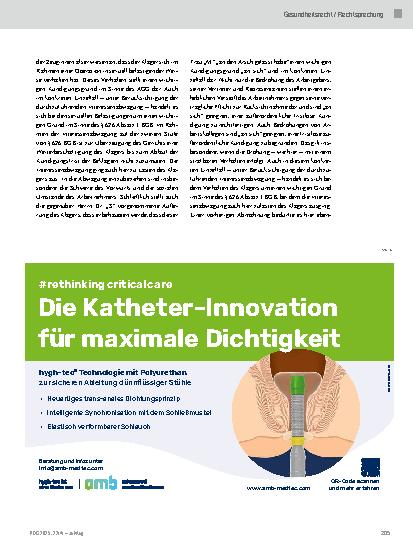 Vorschauseite 4: Fristlose Kündigung eines Chefarztes wegen schwerwiegendem Fehlverhalten