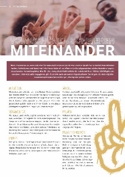 Vorschauseite 1: Vom schönen schweren Miteinander
