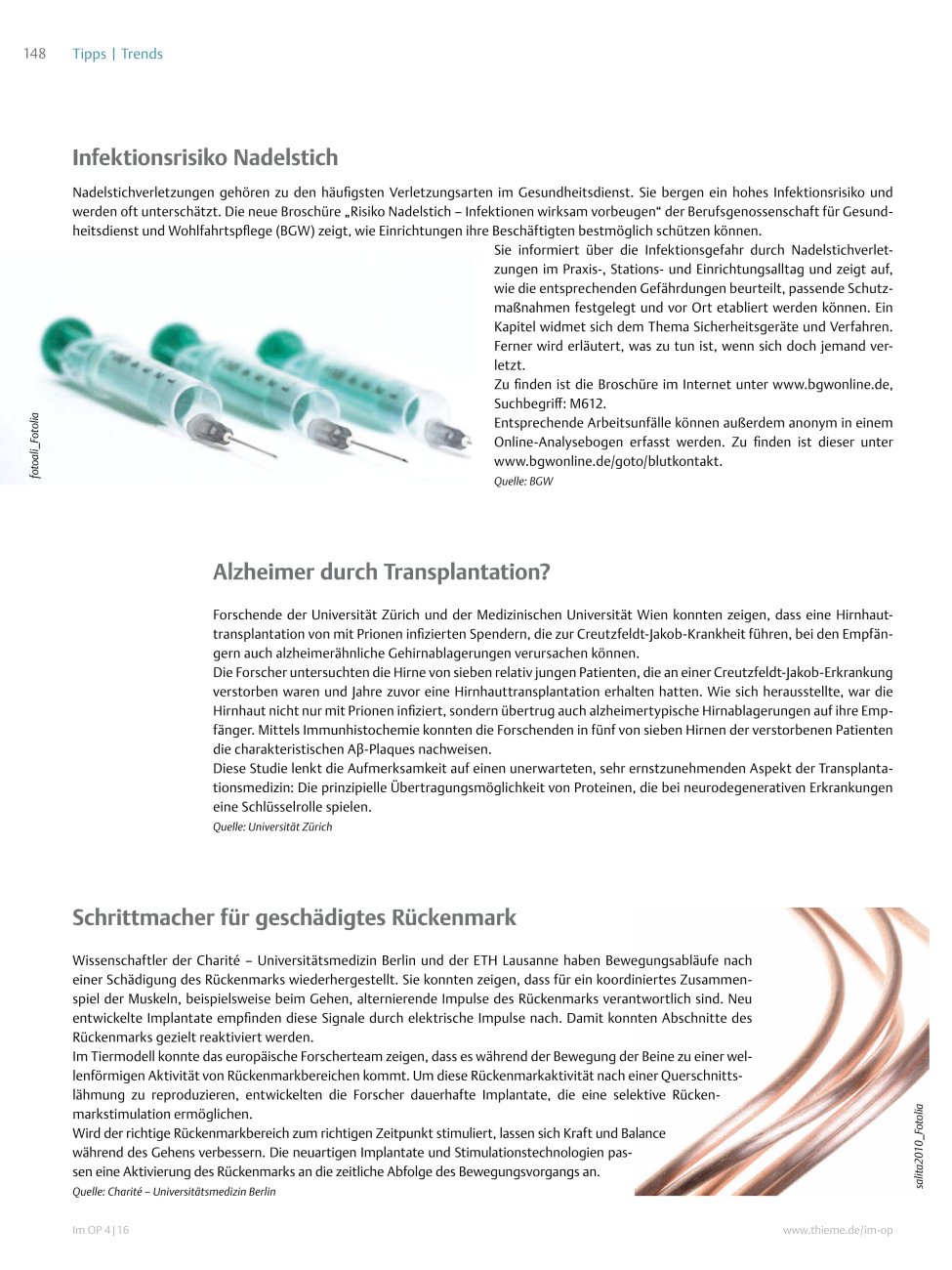 Vorschauseite 1: Tipps · Trends · Rechtsticker