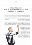 Vorschauseite 1: "Paexo Shoulder" hilft Ärzten, ergonomischer und präziser zu operieren.