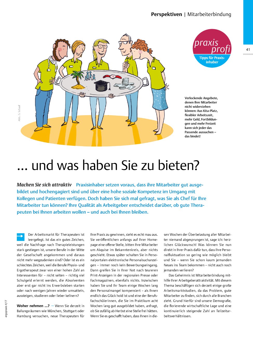 Vorschauseite 1: Machen Sie sich attraktiv ? ? und was haben Sie zu bieten?