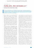 Vorschauseite 1: Dreißig Jahre „Alter und Soziales e.V.“ Ein bürgerorientiertes Netzwerk feiert Jubiläum.
