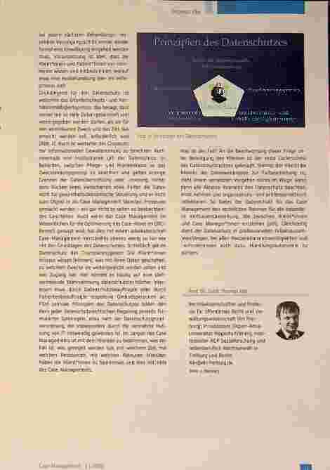 Vorschauseite 2: Case Management und Datenschutz - Zusammenhänge und Resektionen