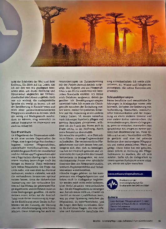 Vorschauseite 2: Praktikum in Madagaskar: lehrreich und bereichernd