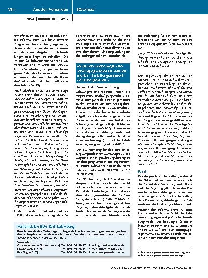 Vorschauseite 4: Aus den Verbänden