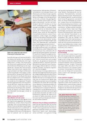 Vorschauseite 3: Der Balanceakt moderner Praxisorganisation