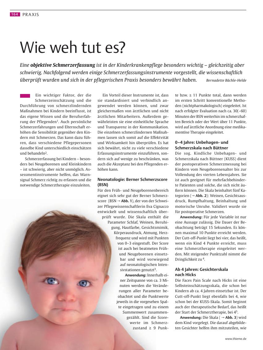 Vorschauseite 1: Wie weh tut es?