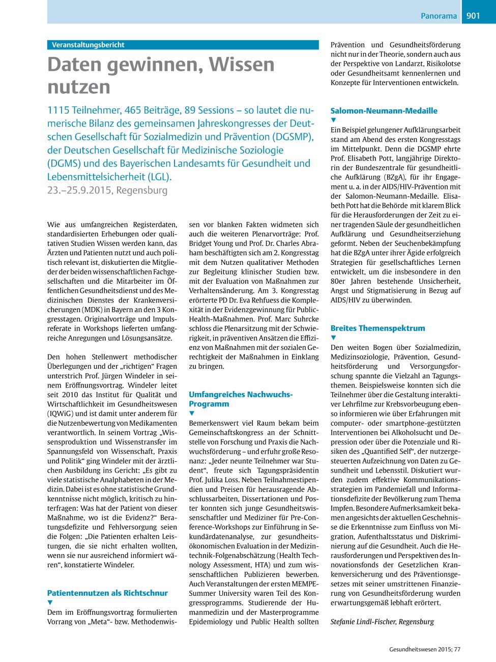 Vorschauseite 1: Daten gewinnen, Wissen nutzen
