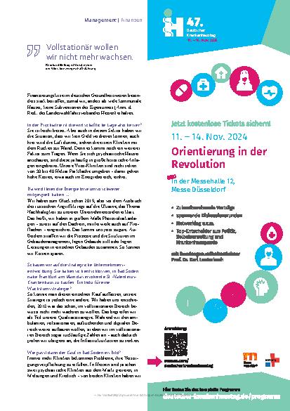 Vorschauseite 2: „Auch in der Psychiatrie wird die Luft dünner.“
