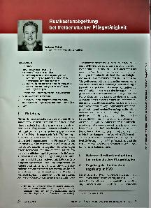 Vorschauseite 1: Restkostenabgeltung bei freiberuflicher Pflegetätigkeit