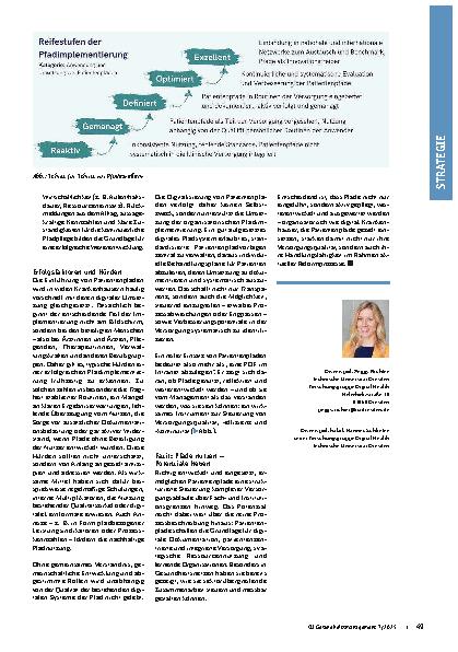 Vorschauseite 3: Patientenpfade als Managementinstrument im Krankenhaus