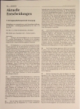 Vorschauseite 1: Aktuelle Entscheidungen