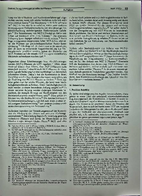 Vorschauseite 5: Deregulierung genomeditierter Pflanzen auf Unionsebene - Aktueller Stand und Perspektiven -