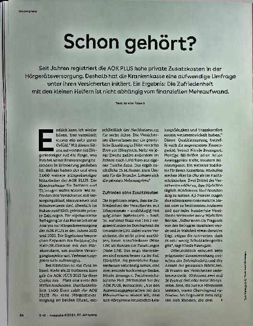 Vorschauseite 1: Schon gehört?