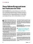 Vorschauseite 1: Neue Behandlungsoptionen bei Frakturen im Alter