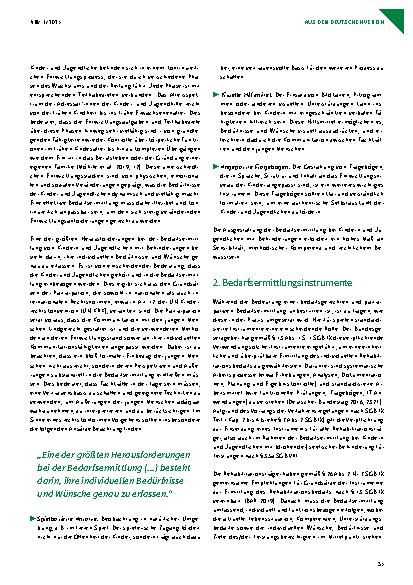 Vorschauseite 2: Die Bedarfsermittlung bei Kindern und Jugendlichen mit Behinderungen: Anforderungen, Instrumente und aktuelle Entwicklungen