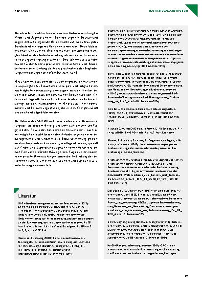 Vorschauseite 6: Die Bedarfsermittlung bei Kindern und Jugendlichen mit Behinderungen: Anforderungen, Instrumente und aktuelle Entwicklungen
