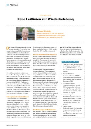 Vorschauseite 1: Neue Leitlinien zur Wiederbelebung