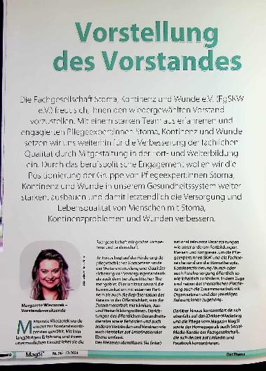 Vorschauseite 1: Vorstellung des Vorstands