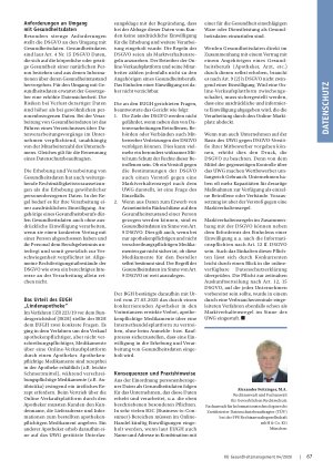 Vorschauseite 2: Besondere Sorgfalt beim Umgang mit Gesundheitsdaten Auch die Konkurrenz kann Datenschutzverstöße verfolgen