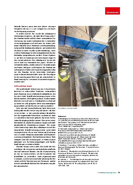 Vorschauseite 4: Brandfrüherkennung mit intelligenten Kamerasystemen