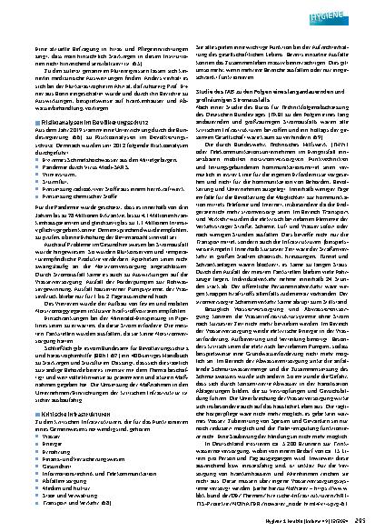 Vorschauseite 4: Kriegsund Katastrophenbedingte Zerstörung der Infrastrukturen und Auswirkungen auf Gesundheitswesen und Hygiene