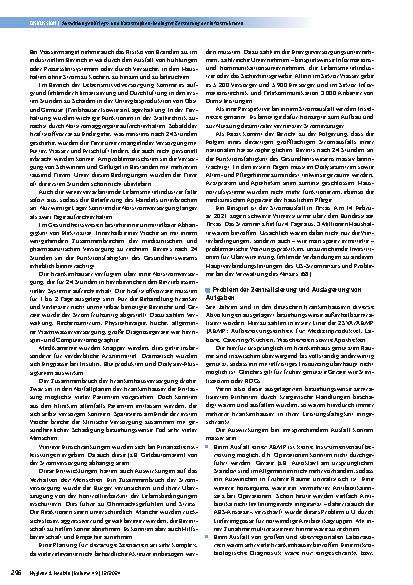 Vorschauseite 5: Kriegsund Katastrophenbedingte Zerstörung der Infrastrukturen und Auswirkungen auf Gesundheitswesen und Hygiene