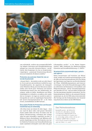 Vorschauseite 3: Älter werden und gesund bleiben – wie gelingt das?