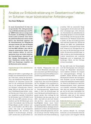 Vorschauseite 1: Ansätze zur Entbürokratisierung im Gesetzentwurf stehen im Schatten neuer bürokratischer Anforderungen