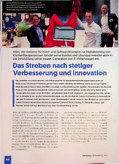 Vorschauseite 1: Das Streben nach stetiger Verbesserung und Innovation.