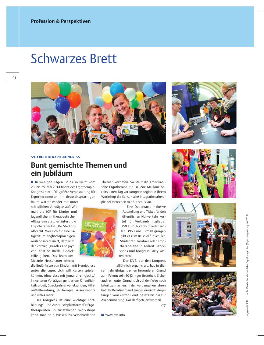 Vorschauseite 1: Schwarzes Brett