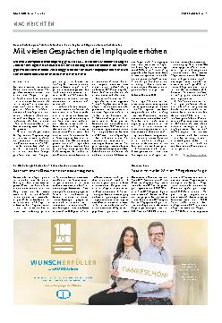 Vorschauseite 1: Mit vielen Gesprächen die Impfquote erhöhen.