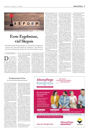 Vorschauseite 1: Erste Ergebnisse, viel Skepsis