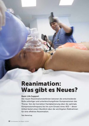 Vorschauseite 1: Reanimation: Was gibt es Neues?