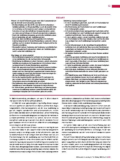 Vorschauseite 2: Zukunft der Veterinärmedizinischen Technologen in Deutschland