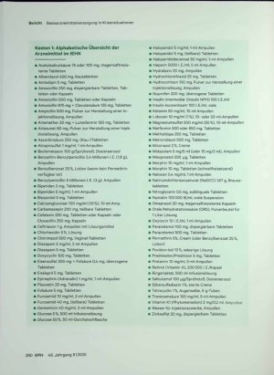 Vorschauseite 2: Basisarzneimittelversorgung in Krisensituationen Mit nur 80 Medikamenten große Patientengruppen versorgen