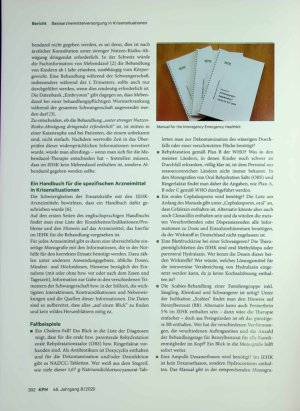 Vorschauseite 4: Basisarzneimittelversorgung in Krisensituationen Mit nur 80 Medikamenten große Patientengruppen versorgen