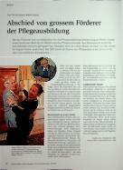 Vorschauseite 1: Abschied von großem Förderer der Pflegeausbildung Zum Tod von August Walter Köbler