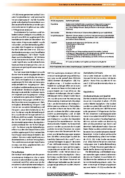 Vorschauseite 4: Klinische Wirksamkeit und Sicherheit eines Silberionen freisetzenden Schaumverbands bei schwer heilenden Wunden: eine Meta-Analyse