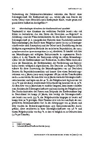 Vorschauseite 6: Eizellspende – eine Betrachtung aus reproduktionsmedizinischer Perspektive